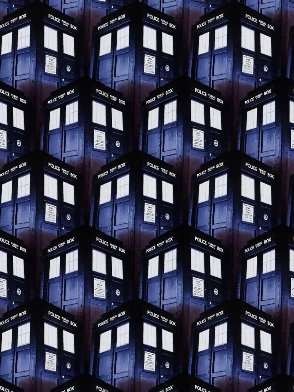 Doctor Who Dr. Who Infinity Scarf TARDIS Infinity Scarf lightweight cotton